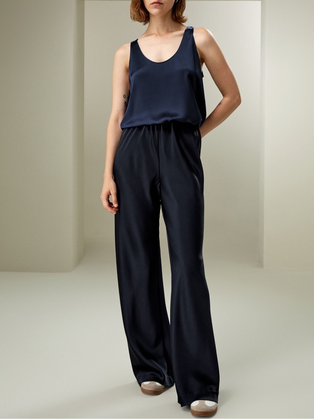Lilysilk Full Bias Cut Silk Pants